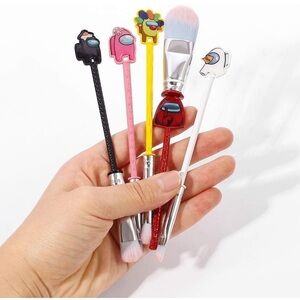 5pcs Cute Among Us  Makeup Brushes